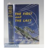 Autograph – Adolf Galland signed ‘The First and The Last’ Book 1955 1st edition with signed postcard