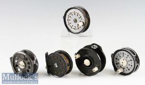 5x Assorted Fly Reels including Grice and Young ‘Agila’ reel^ 2x Edgar Sealey reels; Flyman and