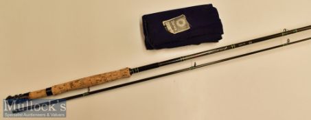 Daiwa Carbon Javelin 10ft 6in D Shrine GF-40Z Fly Rod 2 piece with detachable butt^ in good
