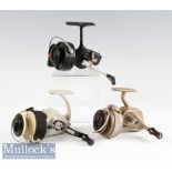3x good Fixed Spool Spinning Reels - Allcocks Patent Delmatic Mark Two (VG); J W Young and Sons