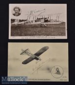 Aviation Autograph – Alfred Leblanc Signed Postcard a French pioneer of aviation^ inscribed to the