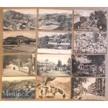 Collection of (20) printed postcards of Simla^ India c1900s. Includes views of the mall^ viceregal