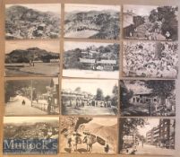 Collection of (20) printed postcards of Simla^ India c1900s. Includes views of the mall^ viceregal