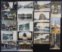 Singapore – Postcards Topographical 19th Century examples most blank to reverse with no postmarks or