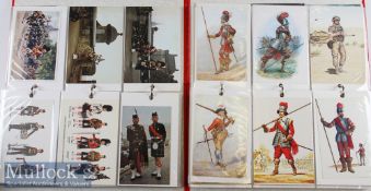 Selection of Scotland Military Uniform Related Postcards / Prints with a few early examples^ great
