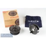 Orvis Battenkill Disc 5/6 alloy Fly Reel counterbalance handle^ twin line guide^ rear tensioner^