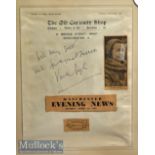 Autograph – Vivien Leigh Signed Page on ‘The Old Curiosity Shop’ letterhead Manchester^ signed in