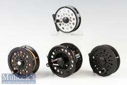 4x Shakespeare Fly Fishing Reels including 3 5/8” Omni 2659 7/8^ 3 ½” Graflite 2755 and 2754