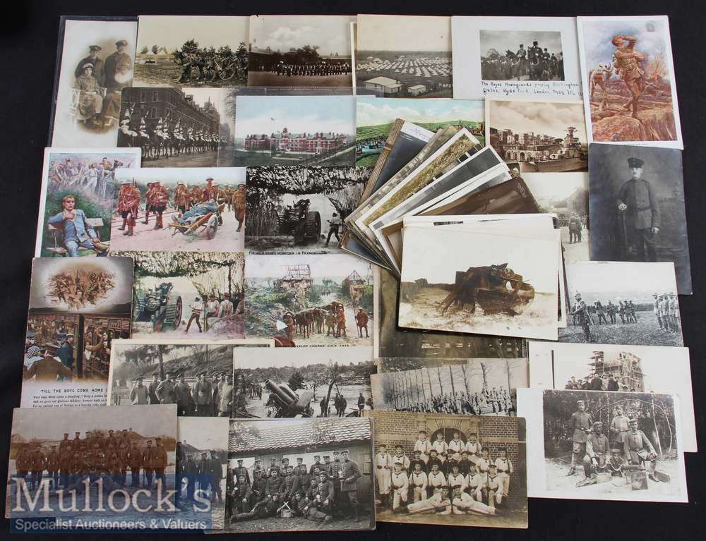 Mixed Selection of Early 20th Century Military Postcards / Real photocards includes Royal - Image 3 of 3