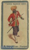 Original the ‘the rover warrior cards’ the Sikh officer from the Punjab c1900s