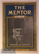 India - The Mentor - Women by Tagore c1921 rare magazine covering Tagore’s views on women and