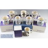 Selection of Wedgewood Mugs to include Snowdon Mug^ Prince of Wales^ Royal Wedding Collection