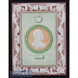 Lord Grey^ Prime Minister Paper Embossed Cameo by Charles Whiting an embossed cameo using the