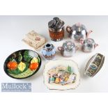 Assorted Ceramic/Pottery Selection to include Melba Ware Punch Jug^ 2x large decorative dishes