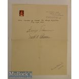 Capt. Ernst A Lehmann Signed Note – inscribed ‘Over London on board the Graf Zeppelin July 3rd