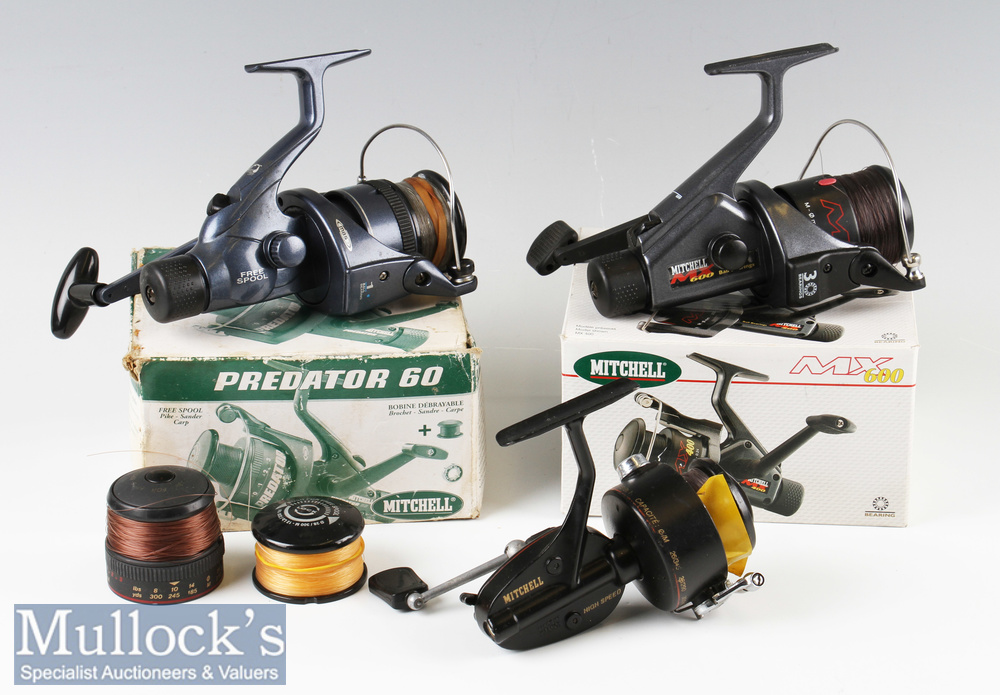 Mitchell ‘Predator 60’ Free Spool Reel with rear drag and spare spools^ together with a Mitchell - Image 2 of 2