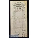 Coaching Inn Printed Bill - Devonshire Arms & Posting Inn^ Keighley 1844 Printed bill with