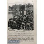 India – Golden Temple Print Original print showing school boys of Amritsar at the Sikhs sacred tank^