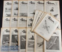 Quantity of 'The Aeroplane Spotter' Newspaper Magazines 1941-1948 includes a wide variety of issues^