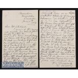 1904 Canadian Emigration Hand Written Letter – an Englishman emigrates to Canada and enthuses