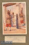 India & Punjab - Twelve original colour plates from The Armies of India 1911 painted by Major A C