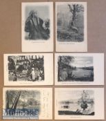 Collection of (15) litho postcards of Northern India published by Bremner c1900s. Set includes views