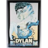 Bob Dylan ‘Don’t Look Back’ Original 1960s Poster for the documentary a colourful scene^ with Bob