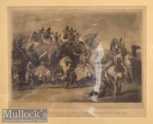 India – Evening Ride of HH The Maharajah Shere Singh at Amritsar near Lahore March 1842 Print