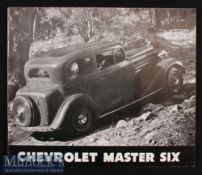 Chevrolet Automobile Catalogue 1934 Sales Catalogue A 12 page catalogue illustrating and detailing