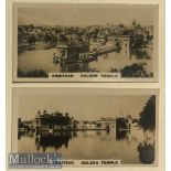 India - Original set of Real photo tobacco cards of the holiest Sikh shrine at Amritsar^ Punjab.