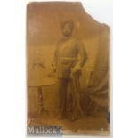 India & Punjab – Sikh Officer of Jind State Cabinet Card A fine original antique very large