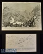 India & Punjab - The Expedition Against the Bunerwals: The Taking of the Tanga Pass: General View of