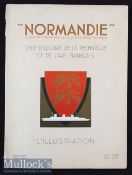 Maritime - “SS Normandie" The Most Beautiful Ocean Liner Ever Constructed Special Souvenir