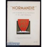 Maritime - “SS Normandie" The Most Beautiful Ocean Liner Ever Constructed Special Souvenir