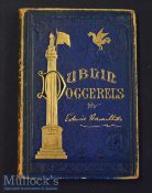 Dublin Doggerels by Edwin Hamilton Book 2nd ed 1888^ dedication copy in leather binding with gilt