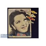 Original 8" x 10" promotional photo of a star "Libertad Lamarque" printed on card stock for "La