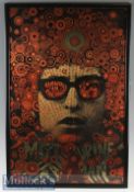 Bob Dylan ‘Blowin’ In The Mind^ Mister Tambourine Man’ Original 1960s Poster designed by Martin