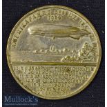 Aviation - Zeppelin Lz 126^ 1924^ Medallion Obverse; Portrait of Dr Hugo Eckener Chairman of the