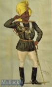 Lieutenant General Sir Pratap Singh (1845-1922) Vanity Fair Colour Print the Maharaja of Idar^