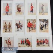 India & Punjab - Ten original colour plates from The Armies of India 1911 painted by Major A C