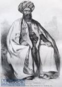 India and Punjab – Osman Khan Wazeer to Shah Soojah^ 1858 An original ILN wood engraving titled
