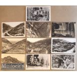 Collection of (10) real photo & printed postcards of the N.W.F.P^ India c1900s. Set includes views