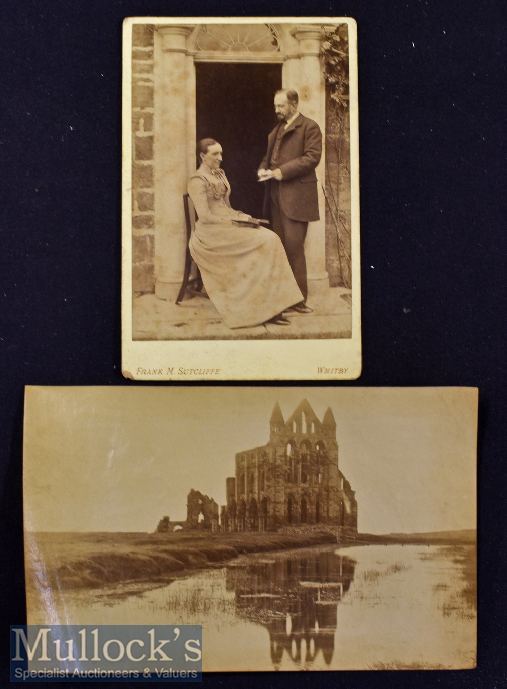 Whitby Abbey - Original Photograph by Frank Sutcliffe^ c1880s Cabinet Photograph Fine original