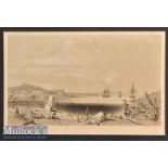Caledonia – Bay St Vincent Engraving depicts the bay with ships in the distance^ mounted measures