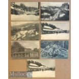 Collection of (14) printed postcards of Ranikhet^ India c1900s. Set includes views of the mall and
