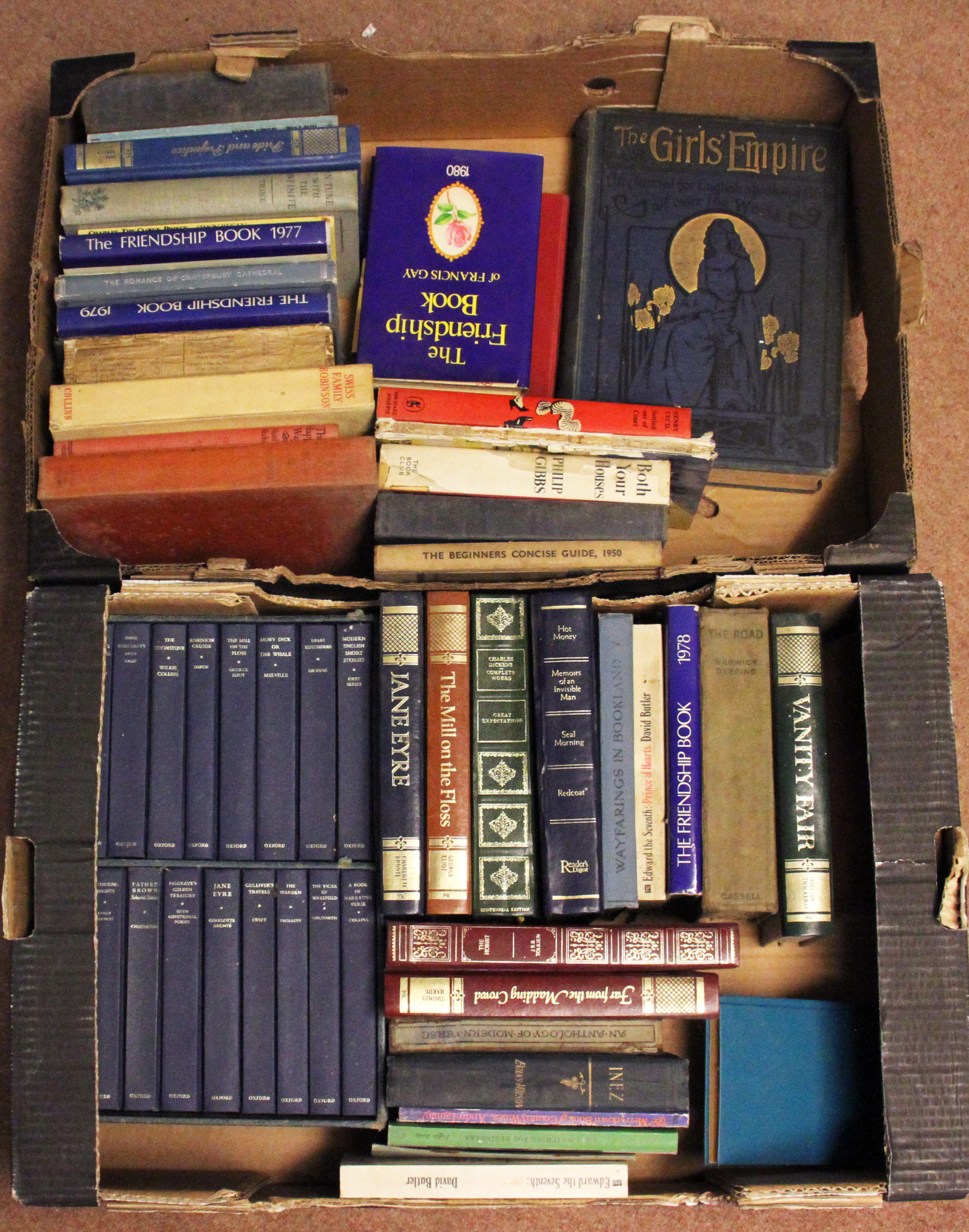 Selection of Various Books including Oxford Press ‘The World Classics’ Set^ Jane Eyre^ Vanity