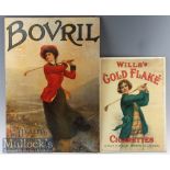 2x Golfing Advertisement/Shop Displays including Bovril For Health^ Strength and Beauty depicting