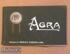 Postcard book of Agra^ India (12) c1900s published by pasha & co Agra. All cards present includes