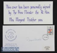Politics - 1986 Margaret Thatcher Signed First Day Cover commemorating the 32nd parliamentary