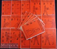 Selection of 1958 Chinese Kung-Fu Karato (Atado) Folders – Leong Fu System of Self- Defence with